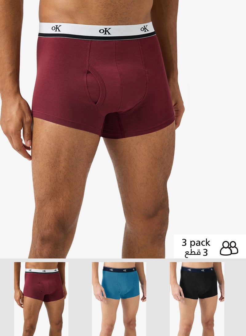 Seventy Five Basics Pack of 3 Boxer Briefs - Image 1